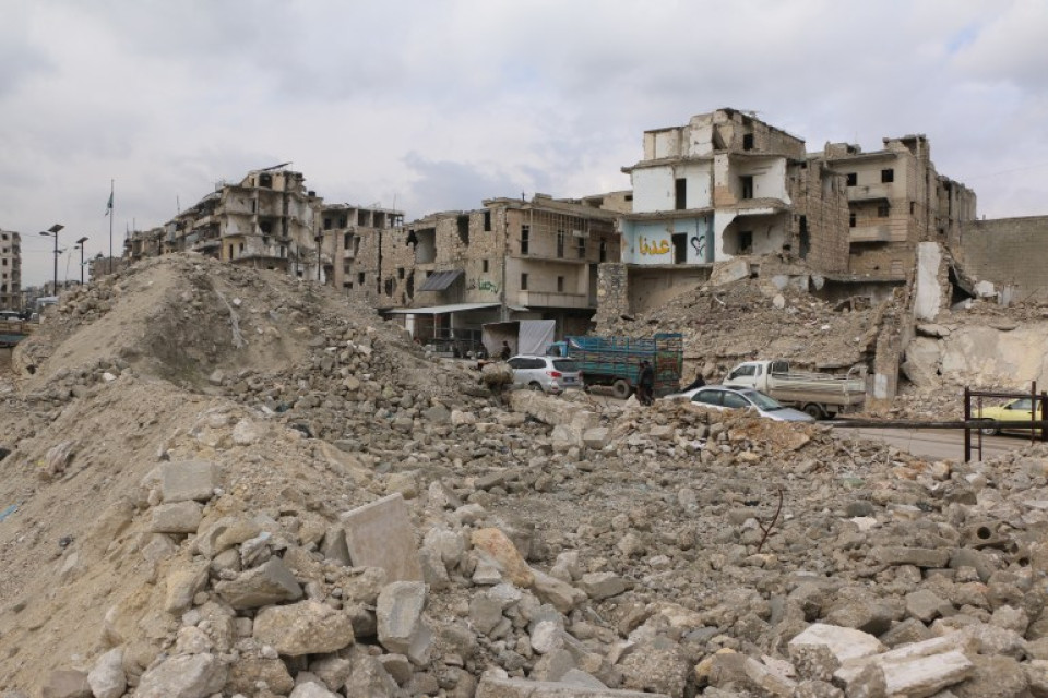 محافظة حلب تعلن عن كمية الأنقاض المرحلة