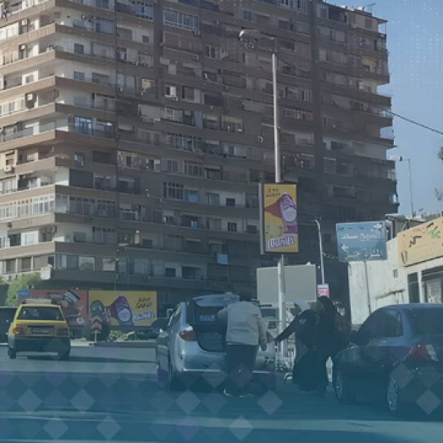 حـ.ادث سير بحي المزة في دمشق بسبب السرعة الزائدة 