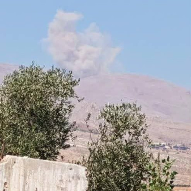 جيش الاحتلال يستهدف جبل الشيخ
