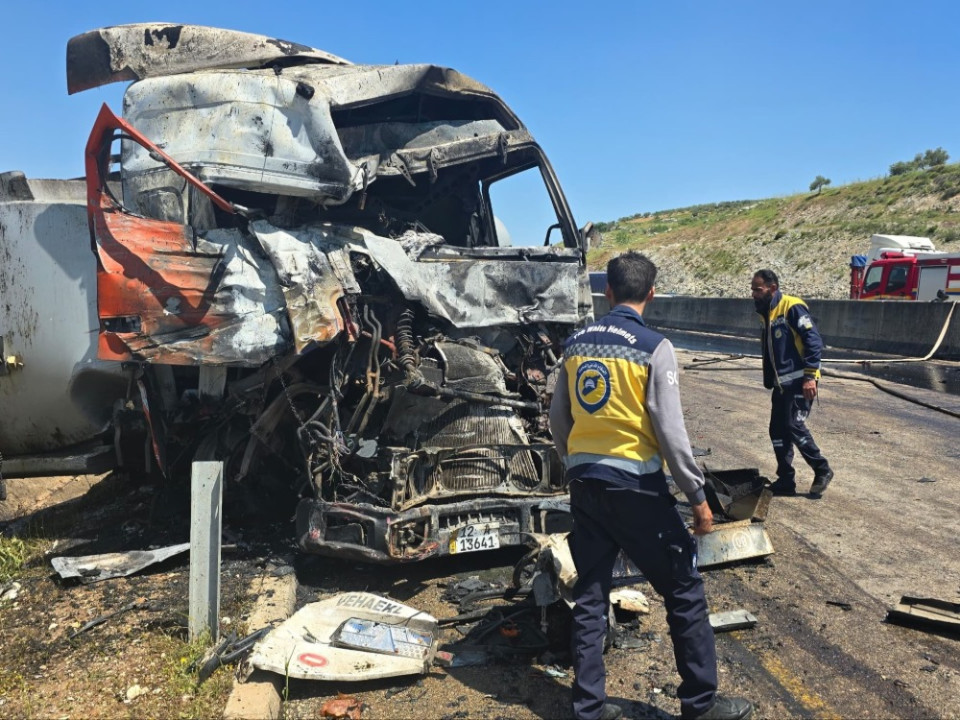 إحصائية للحوادث والحرائق في سوريا
